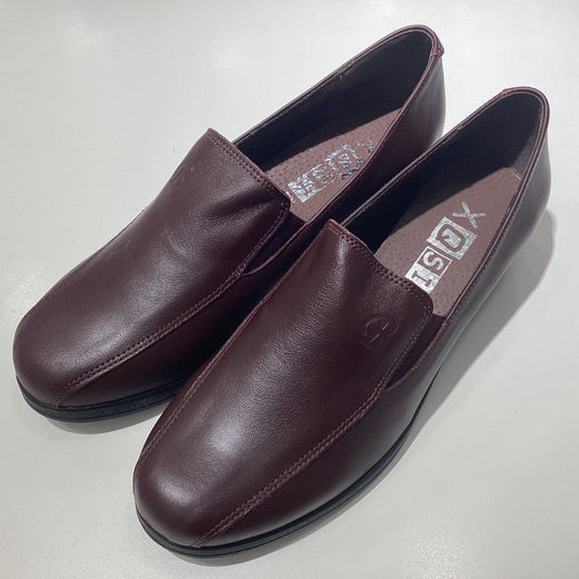 7505 LEATHER SLIPON MAROON