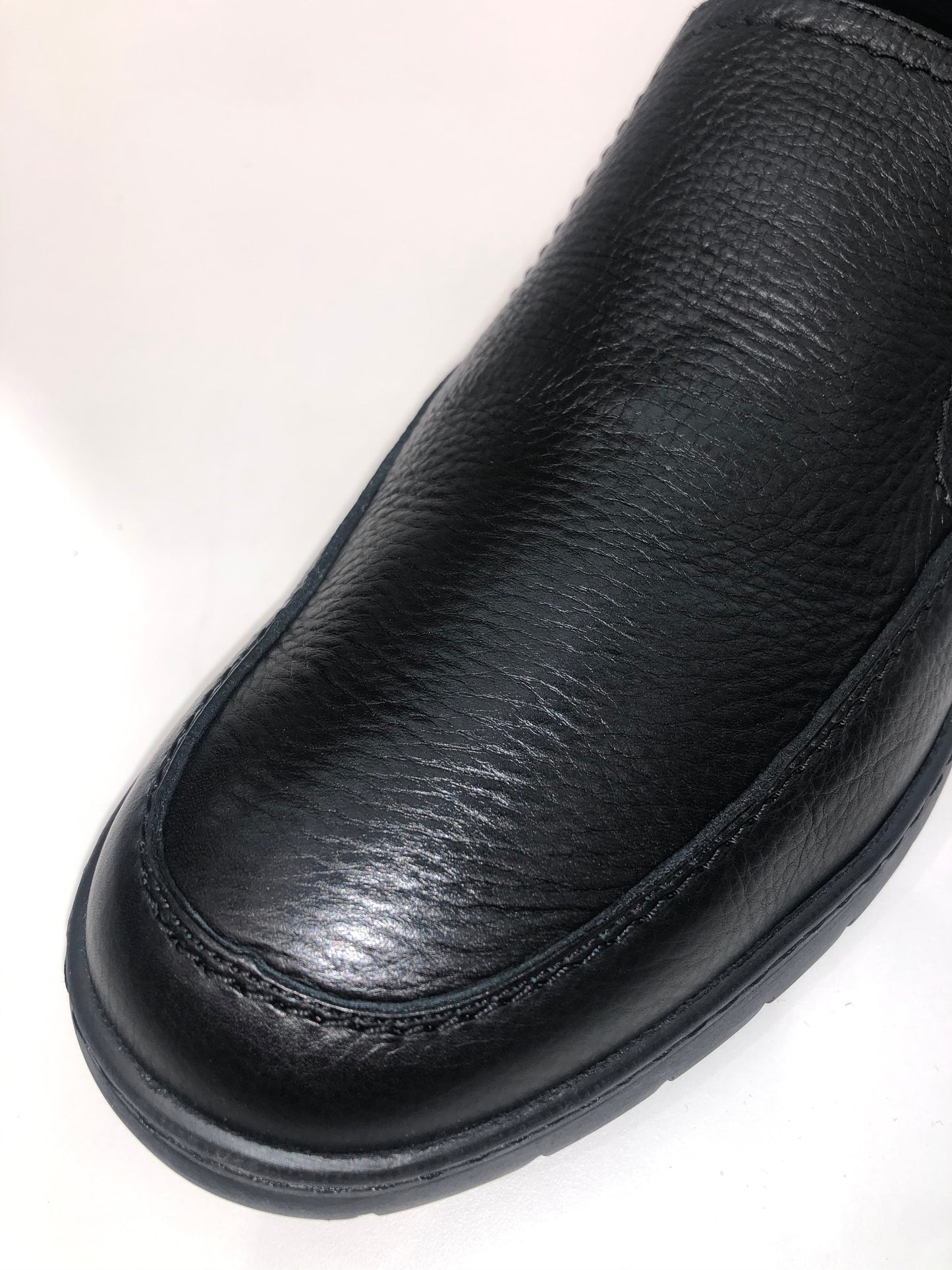 LEATHER-SLIPON-BLACK